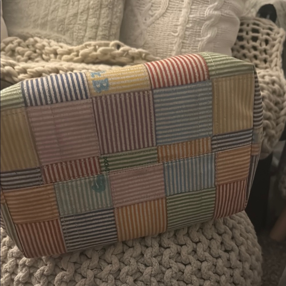 Y2K Dooney & Bourke seersucker multicolored speedy - Picture 4 of 12